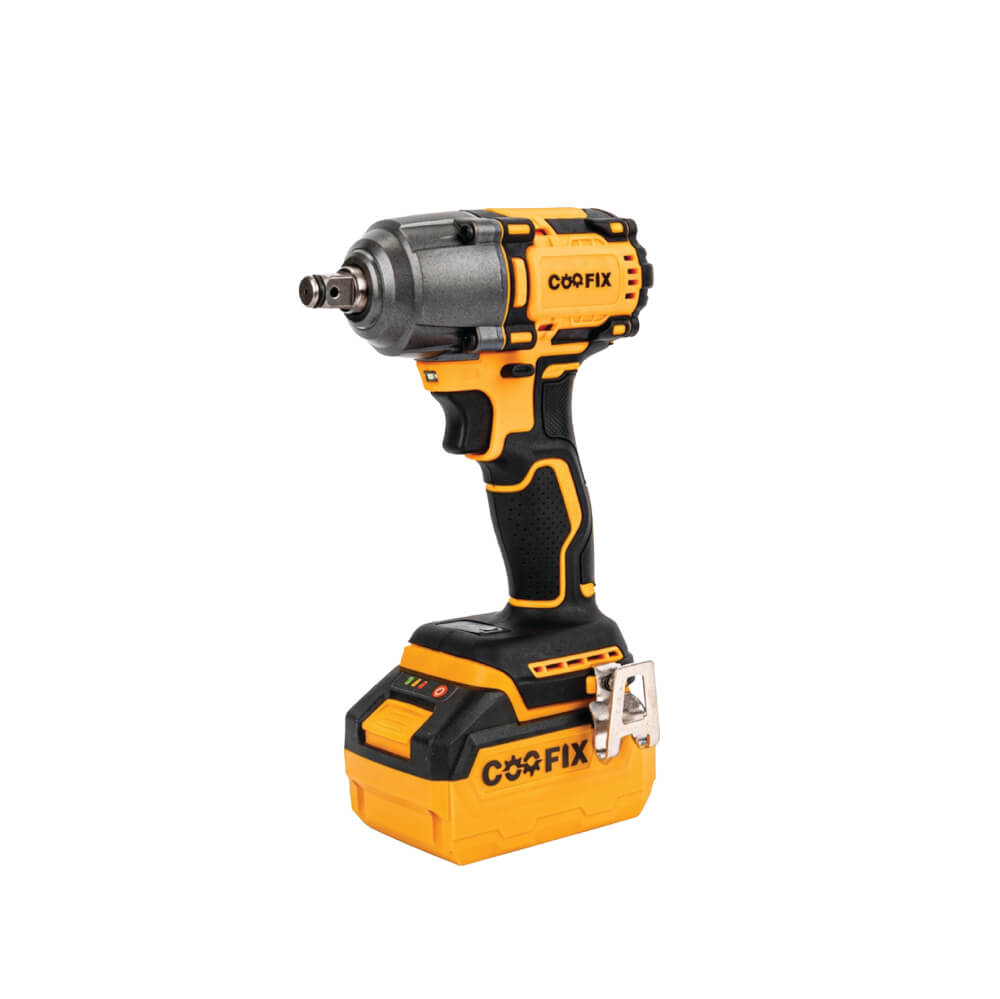 บล็อกกระแทกไร้สาย (พร้อมแบตเตอรี่) COOFIX รุ่น CF-IW006 500 นิวตัน แบตเตอรี่ 4.0AH 20V